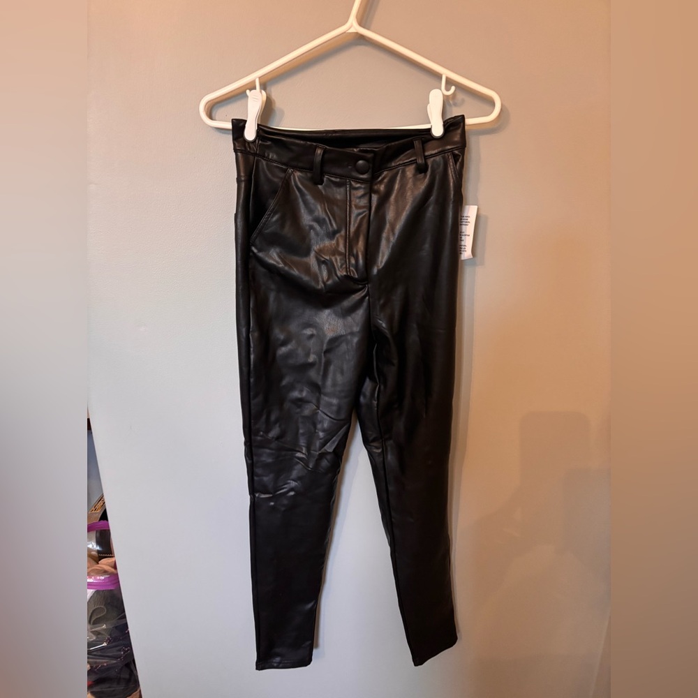 Miss Selfridge Faux Leather Pants